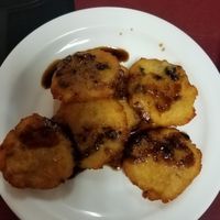 Vegetable (potato) pakora at Bombay Palace in Knoxville