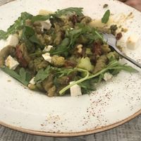 Vegan pesto pasta  at Raffy Bar and Gelato in Plovdiv