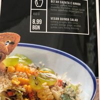 quinoa salad at Raffy Bar and Gelato in Plovdiv