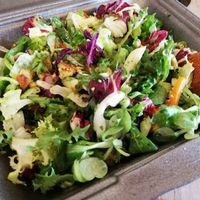 Portion so big, you can bring half home with you! at Café Fru Dax in Romo