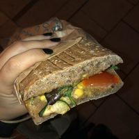 grilled vegan sandwich at Dean & David - Hauptbahnhof in Munich