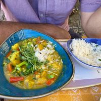 vegetable curry at Gamsjaga in Salzburg