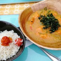 Sweetpotato curry at Gamsjaga in Salzburg
