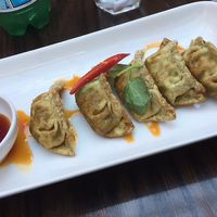 Vegan dumplings  at Aroi in Kilkenny