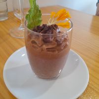 Mousse de Naranja y Chocolate at Cor de Carxofa in Benicarlo