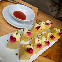 Patatas bravas de autor at Cor de Carxofa in Benicarlo