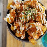Cauliflower wings at Cor de Carxofa in Benicarlo