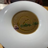 Artichoke soup   at Cor de Carxofa in Benicarlo