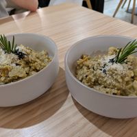 Artichoke risotto at Cor de Carxofa in Benicarlo