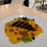Chargrilled pumpkin at Cor de Carxofa in Benicarlo