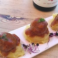 Albóndigas de heura at Cor de Carxofa in Benicarlo