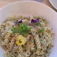 Pasta con salsa de trufa at Cor de Carxofa in Benicarlo