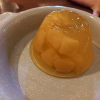 Peach jelly - kids' dessert at The Fox in Caterham