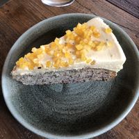 Vegan banana and peanut cake  at Byvägen35 in Sankt Olof