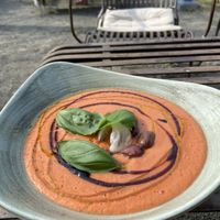 Vegan gazpacho 🍅  at Byvägen35 in Sankt Olof