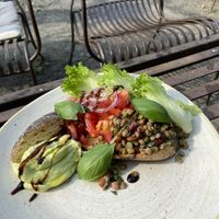 Vegan bruscetta 🥖  at Byvägen35 in Sankt Olof