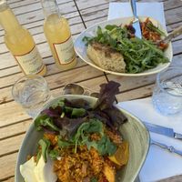 Vegan paella!  at Byvägen35 in Sankt Olof