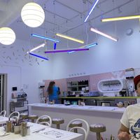 Restaurant interior  at The Vic Café in Picton