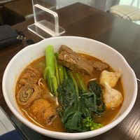 Tom yum soup at The Recipe 素食譜 in Kowloon