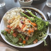Sesame tofu  at Wild Thyme Cafe in Kanab