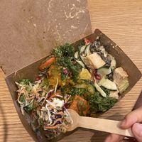 Great lunch! Kale pomegranate salad was favourite with Japanese tofu salad in close second. Pumpkin was very filling but also a bit too sweet at Nood Food - Pacific Place in Hong Kong Island