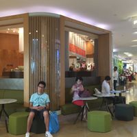 Some seating available  at Nood Food - Pacific Place in Hong Kong Island