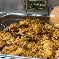 Jackfruit (vegan chicken)  at Sweet Cherubim Restaurant and Bakery in Vancouver
