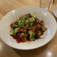Vegan hash  at Frankie's Modern Diner in Victoria