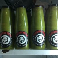 A green raw super smoothie awaits you! at Barcode Mitra in Zagreb