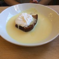 Chocolate cake with vanilla cream  at PEK in Dover