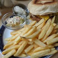 PEK cheeseburger at PEK in Dover