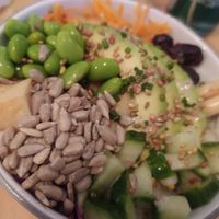 Vegan tofu bowl at Sushi Kawaii in Montpellier