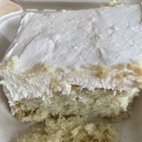 Buttercream apricot cake with lots of sugar   at The Wayside Cafe & Deli in Olympia