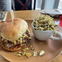 Chinese five spice chicken sandwich  at The Wayside Cafe & Deli in Olympia