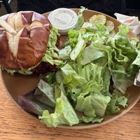 BBQ Jackfruit & salad. All the salad consisted of was the lettuce. Very boring. at The Wayside Cafe & Deli in Olympia