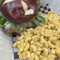Weekend Special Pesto Chikin Sandwich with a side of Mac & Cheeze  at The Wayside Cafe & Deli in Olympia