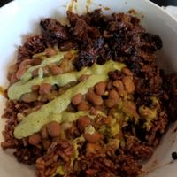 BBQ Soy Curls. Delicious! at The Wayside Cafe & Deli in Olympia
