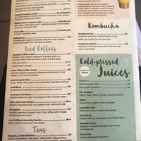 Menu at Caffe Republic in Southport