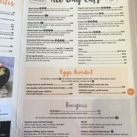 Menu at Caffe Republic in Southport