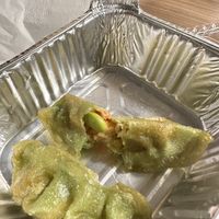 Veggie gyoza, no meat.   at Sunny Cafe in Boston