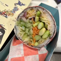 Weight watchers veggie burrito   at Sunny Cafe in Boston