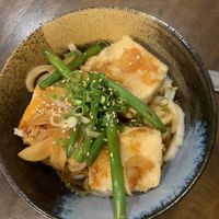 Tofu don with udon noodles   at Sushi Express in Belgrave