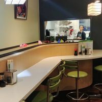 Sushi train bar at Sushi Express in Belgrave