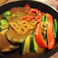 Vegan curry (takeaway) at Sushi Express in Belgrave