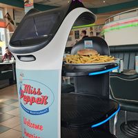 Robotor bringt Essen at Miss PeppeR in Wietzendorf