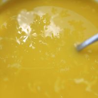 Pumpkin soup at Ocean Vida Beach and Dive Resort in Consolacion