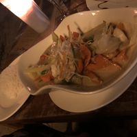 Curry with tofu  at Ocean Vida Beach and Dive Resort in Consolacion