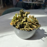 Kale crisps - perfect!  at Offbeet - New Forest in Southampton