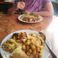 Ft Veg samosas at The Mosque Kitchen in Edinburgh