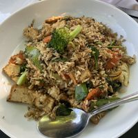 Tofu basil fried rice - really loved the flavors here!  at Naviya's Thai Brasserie in Minneapolis